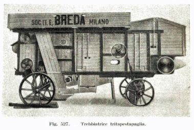 Fig. 527 - Trebbiatrice tritapestapaglia